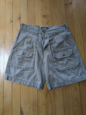 Men's Casual Cargo Shorts in Light Khaki